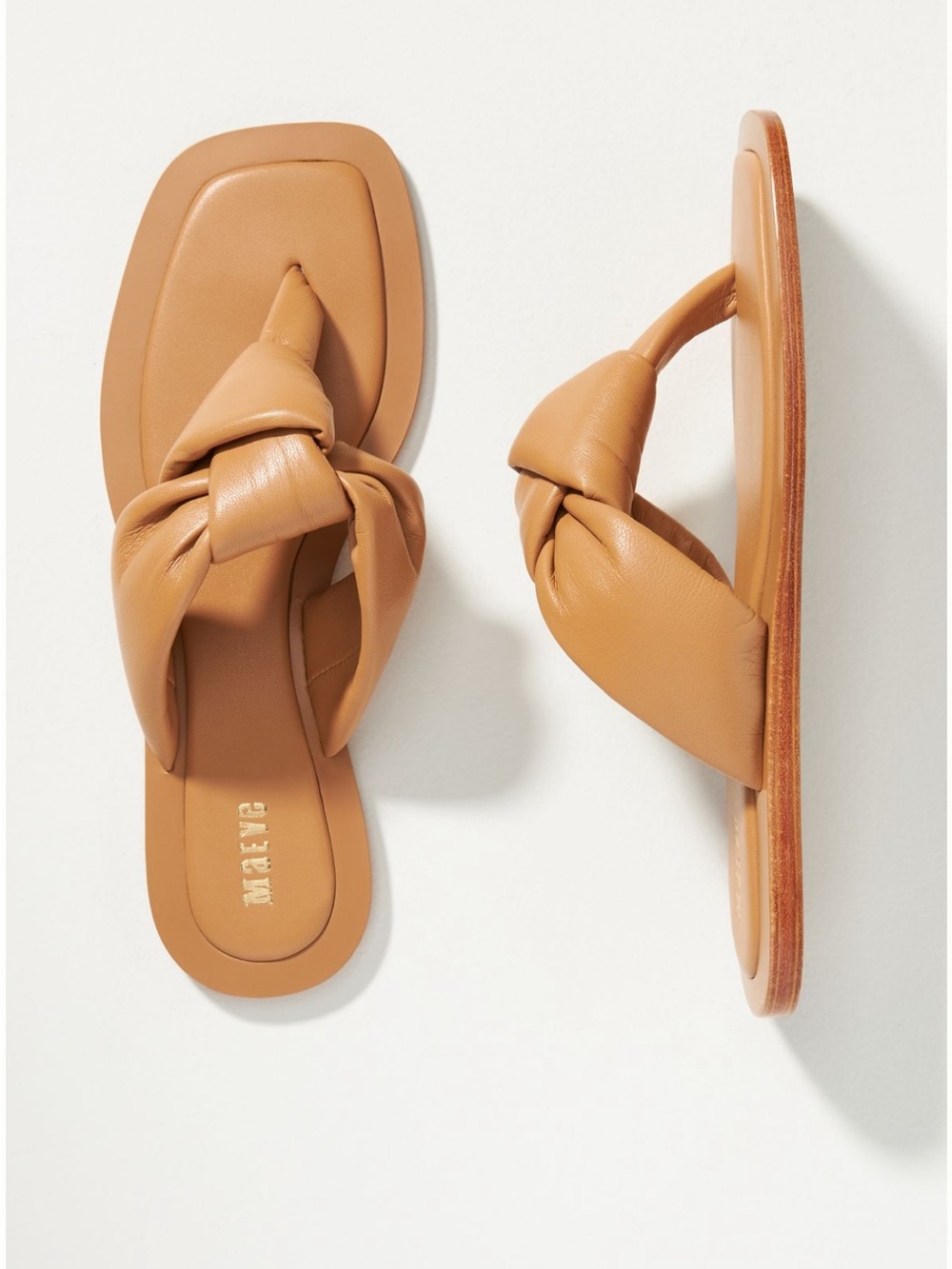 Maeve Puffy Knotted Sandals